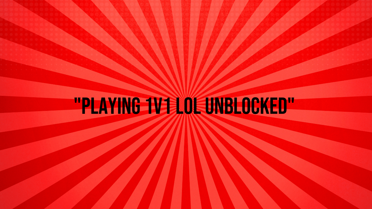 1v1 lol unblocked
