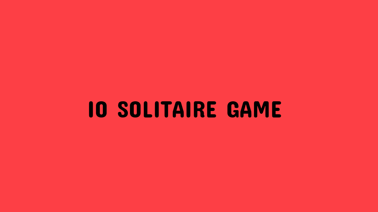 io solitaire
