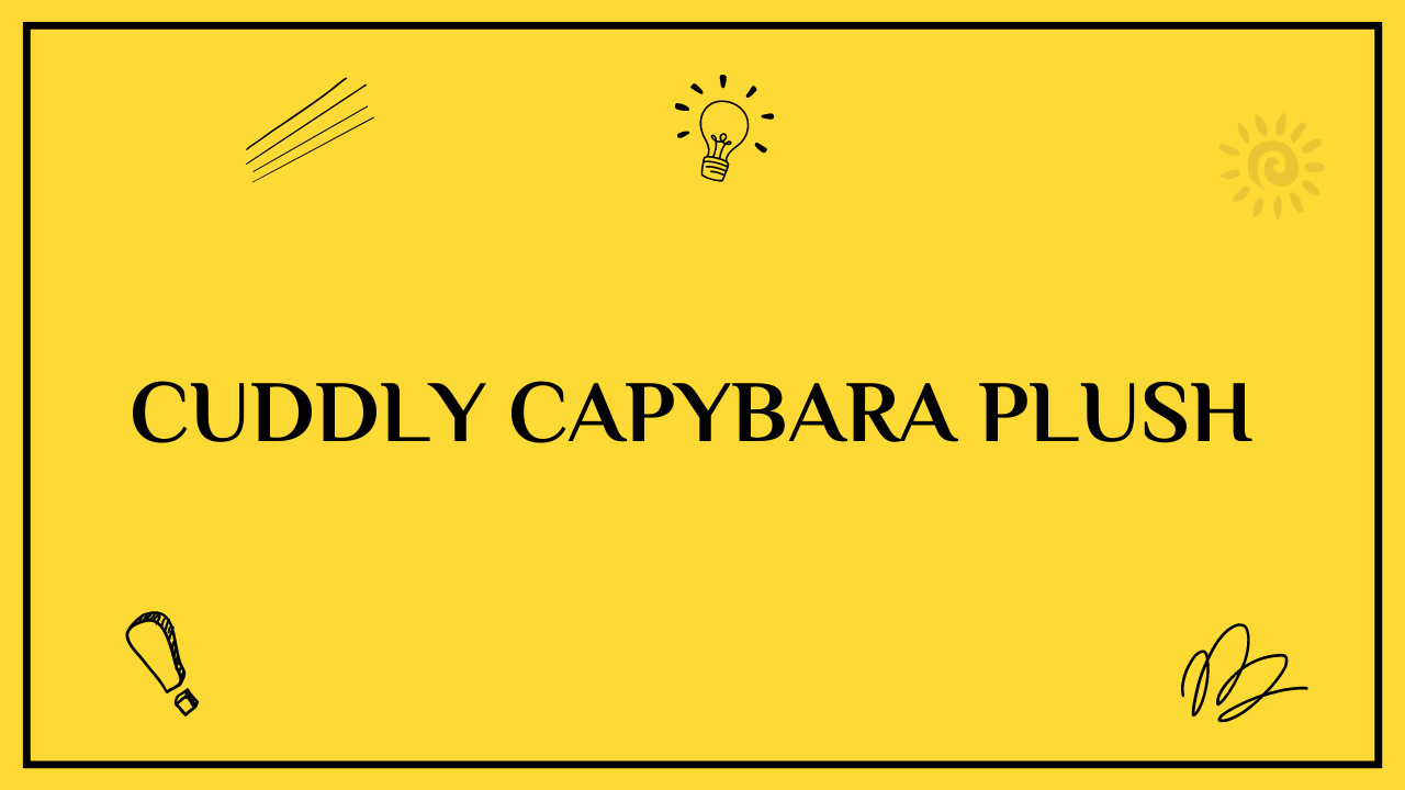 capybara plush