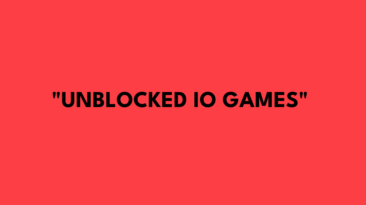 unblocked io games