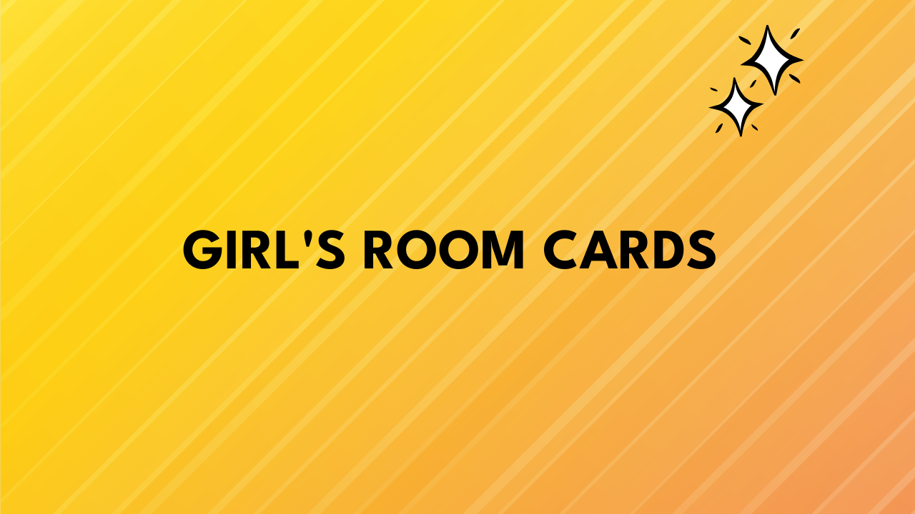 room girl cards