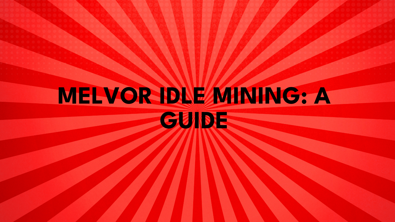 melvor idle mining