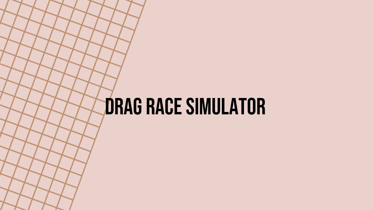 drag race simulator