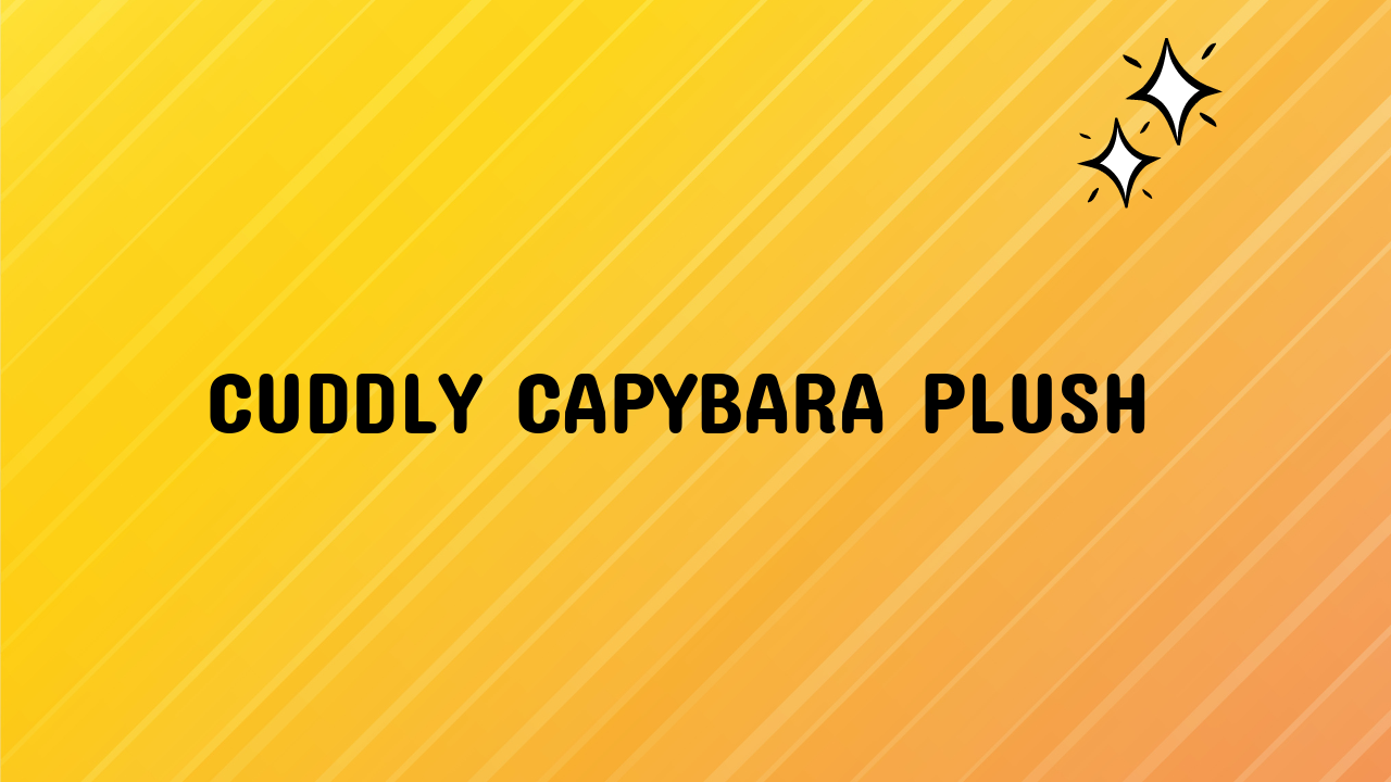 capybara plush
