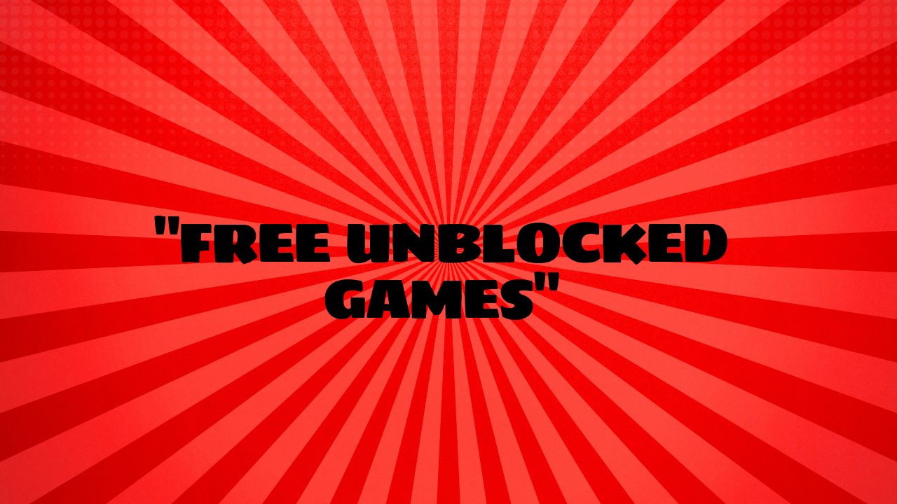 free unblocked games