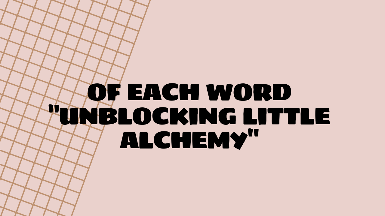 Little Alchemy Unblocked